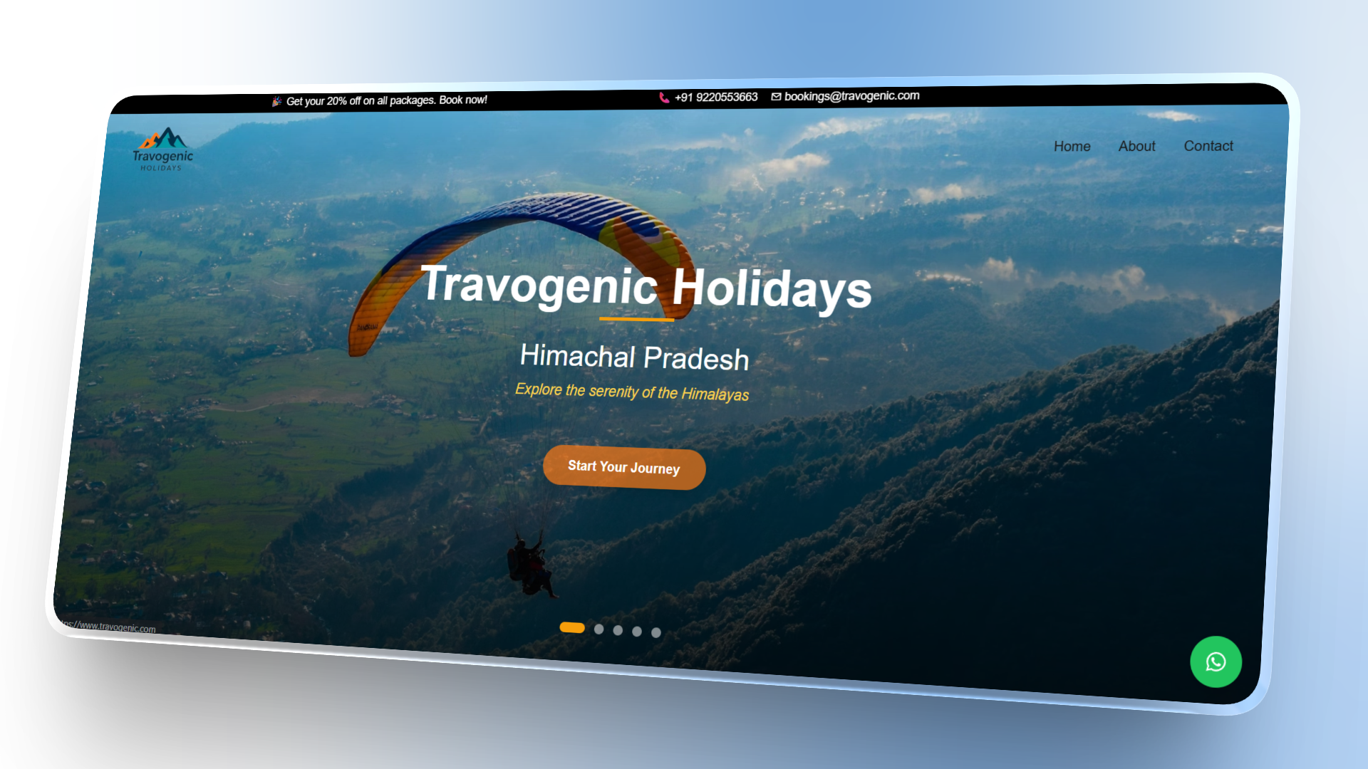 Travogenic Website